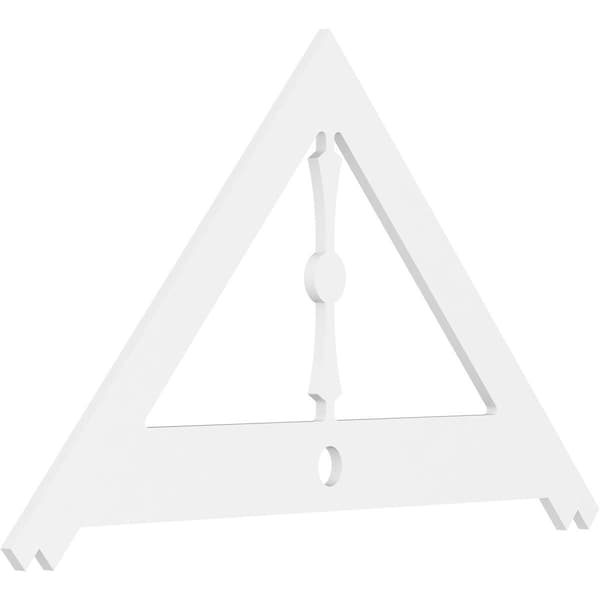 Ekena Millwork Pitch Artisan Architectural Grade PVC Gable Pediment, 60"W x 35"H x 1"P (14/12) GPP060X035X100ART - main
